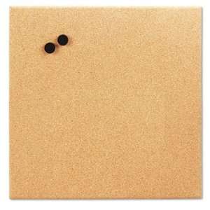    Magnetic Canvas Cork Board, 17 x 17, Unframed Cork