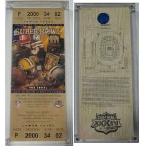  2000 Super Bowl Ticket SB XXXIV   NFL Football Tickets 