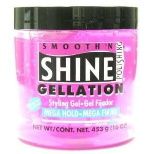  Smooth N Shine Gellaton Gel 16 oz. (Pink) Jar Mega 