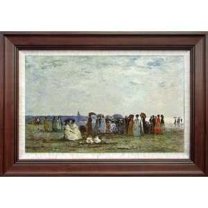  Hand Painted Oil Paintings Bathers Beach Trouville   Free 