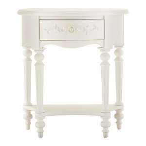   White Ant Young America Isabella Half Round Nightstand Furniture