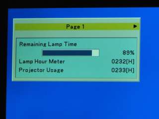   lamp up to 3000 hours in eco mode and up to 2000 hours in normal mode