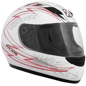  SparX S 07 Lightning Helmet   X Small/White Automotive
