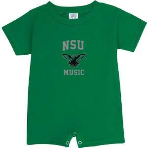  Northeastern State RiverHawks Kelly Green Music Arch Baby 