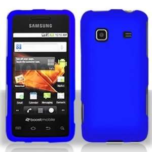  Blue Hard Plastic Rubberized Case Cover for Samsung Galaxy 