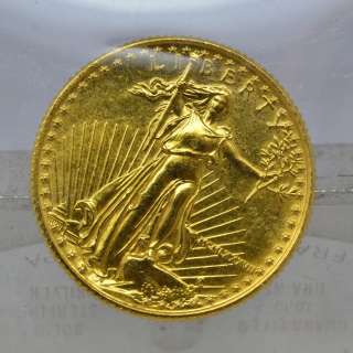   Gold Eagle $10 1/4 fine troy ounce bullion coin . 87 roman numeral