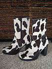 Womens Size 8M hair on cowhide MIA boots, NEAR MINT