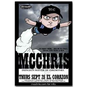  MC Chris Poster   A Concert Flyer   Dungeon Master of 
