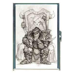  Troll King Sits on Evil Throne ID Holder, Cigarette Case 