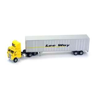  HO RTR Freightliner w/48 Wedge Trailer, Lee Way Toys 