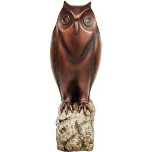   Camping Accents Unlimited Owl On Rock Statuary Patio, Lawn & Garden