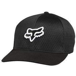 Fox Racing Fox Tech Flexfit Hat Cap Black 58915 In Stock  