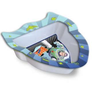 Disney Toy Story 3 Buzz Lightyear Rocket Shaped Bowl Plate Dinner 
