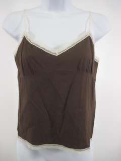 you are bidding on a theory brown v neck tank shirt top in a size 