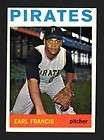 1964 Topps Baseball #117 Earl Francis (Pirates) EXMT