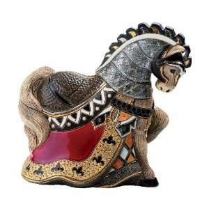  Tournament Horse DeRosa Figurine
