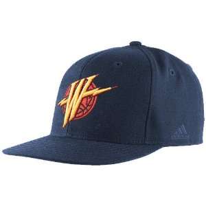   State Warriors Navy Blue Bank Shot Fitted Hat (7)