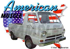 You are bidding on 1 1965 White Dodge Van Pickup Truck Custom Hot 