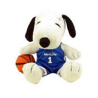 Hard to Find Charlie Brown 6.5 Metlife Plush Basketball Player Snoopy 