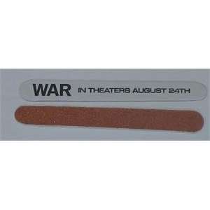  WAR PROMOTIONAL NAIL FILE JET LI JASON STRATHAM 