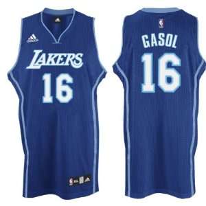  Pau Gasol Los Angeles Lakers Blue Stitched Swingman Jersey 