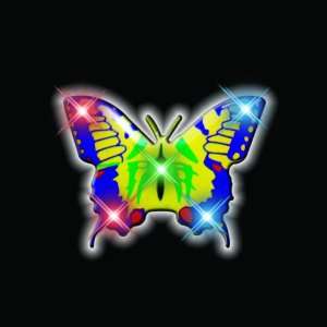  Rainbow Butterfly Flashing Blinking Light Up Body Lights 