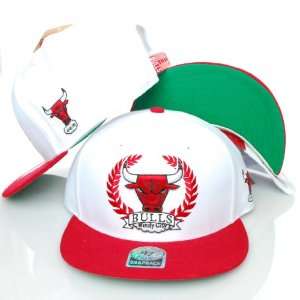  Chicago Bulls Retro Hat Cap Snapback Jordan SL WHITE RED 