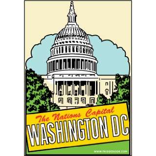  Fridgedoor Washington DC Capital DC Travel Decal Magnet 
