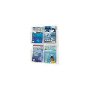  Safco Reveal 3 Pocket Magazine Display
