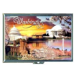 Washington, D.C., Monuments ID Holder, Cigarette Case or Wallet MADE 