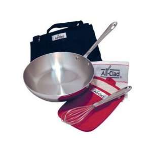  All Clad Stainless Everyday Pan Plus Textile Set 5 pc 