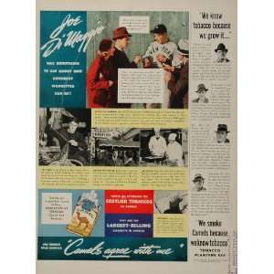   Joltin Joe DiMaggio Yankees   Original Print Ad