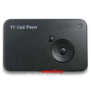 TV Card Reader SD MS MMC  WMA DIVX MPEG Player W6X  