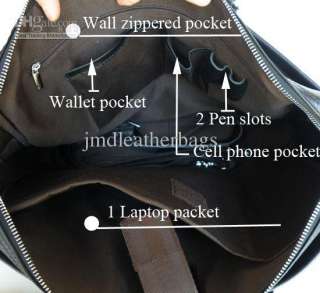 Celebrity Men Brief Case Laptop Bag Messenger handbag Accessorie Black 