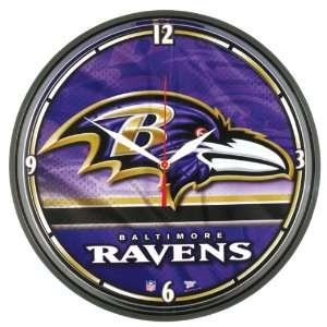  Baltimore Ravens   Logo Clock