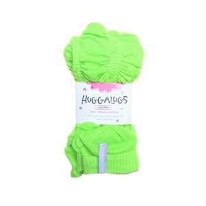    Huggalugs Lime Splice Bright Green Lime Shirred Leg Warmers Baby