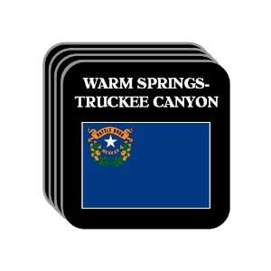 US State Flag   WARM SPRINGS TRUCKEE CANYON, Nevada (NV) Set of 4 Mini 