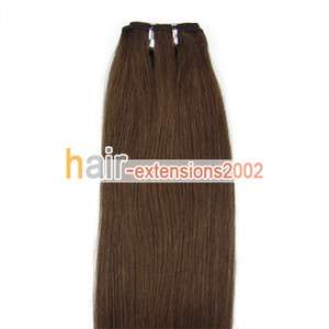   Remy Indian Human Hair Weft/Extensions #04,medium brown 80g  