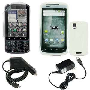  Home Wall Charger + LCD Screen Protector for Motorola Droid PRO A957