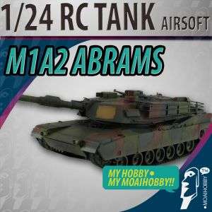 24 Airsoft RC VSTank M1A2 Abrams NATO Camouflage  