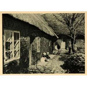 1927 Children Dog House Warf Noderhorn Hallig Langeness 