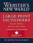 Websters Large Print Dictionary Abridged Edition 1994  