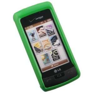   Hard Solid Green Cover Case for LG enV Touch VX 11000 Verizon [WCM80