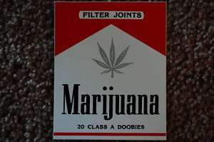 Marijuana Weed 420 Pot Funny Sticker Decal (S S)  