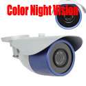 Outdoor Security Color Night Camera 8Ch Full D1 DVR System Package 