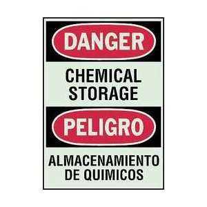  Danger Sign,10 X 7in,r And Bk/grn,text   BRADY Everything 