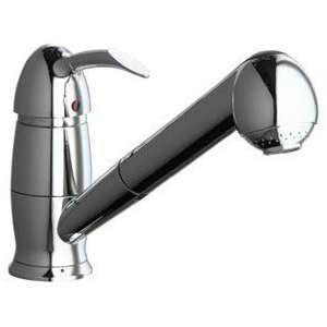   Lever Pull Out Faucet with 9 1/2 Reach, Dual Spray and ADA Compliant