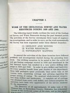 1941 BIENNIAL REPORT MISSOURI Geological Survey 3 MAPS  