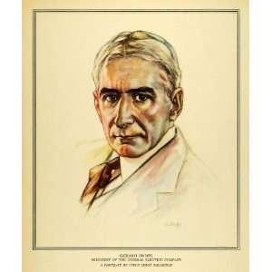  1931 Print Gerard Swope General Electric Portrait Art 