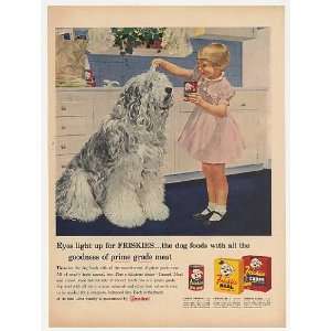  1958 Sheepdog Douglass Crockwell art Friskies Dog Food 